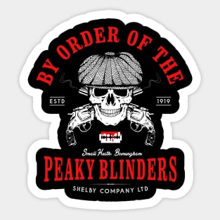 Double Sided Peaky Blinders Classic Sticker